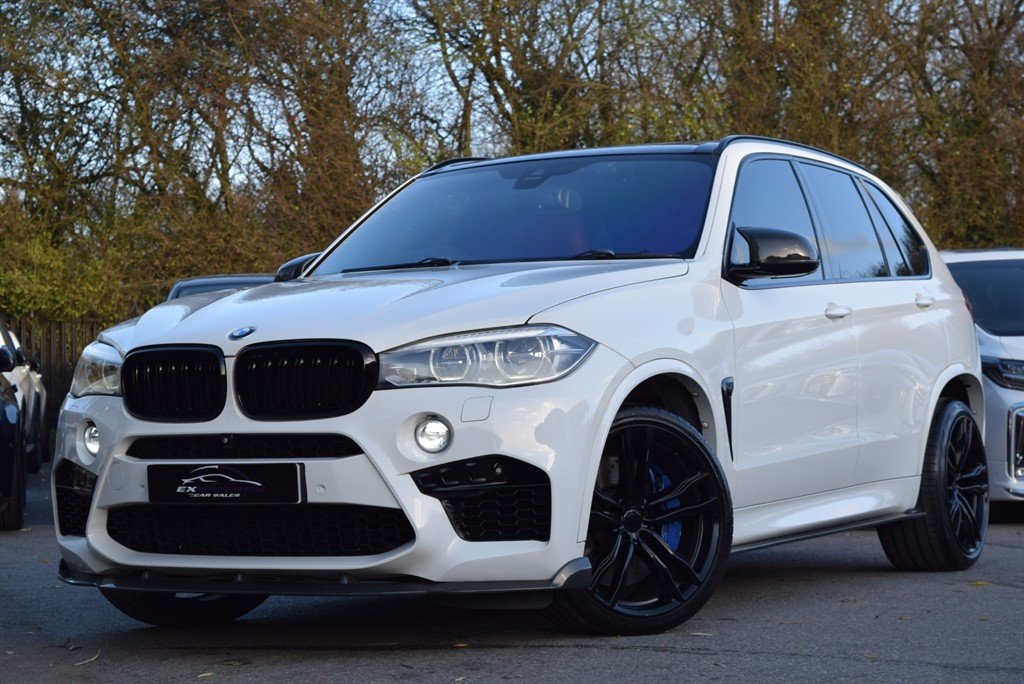 BMW X5M 4.4 V8 PETROL AUTOMATIC FULLY LOADED RED LEATHER 360 CAMERAS FSH